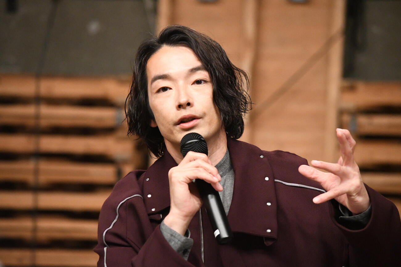 「SILL LIFE－スティル・ライフ－」の取材会に出席した森山未來（撮影・阪口孝志）