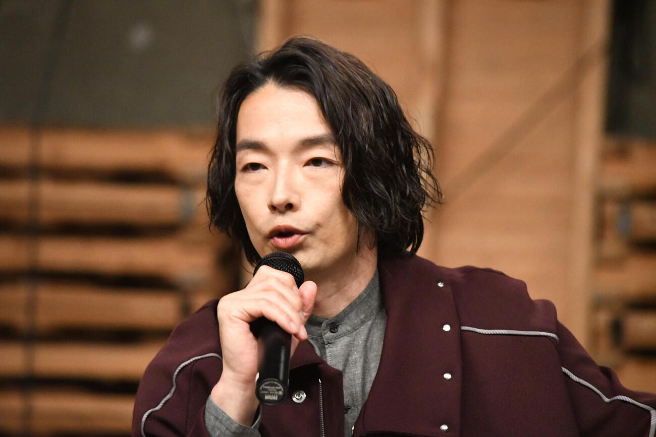 「SILL LIFE－スティル・ライフ－」の取材会に出席した森山未來（撮影・阪口孝志）