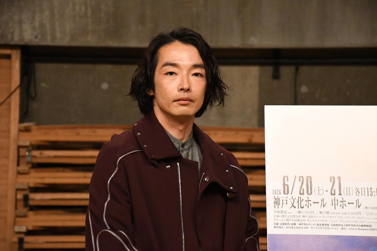 「SILL LIFE－スティル・ライフ－」の取材会に出席した森山未來（撮影・阪口孝志）