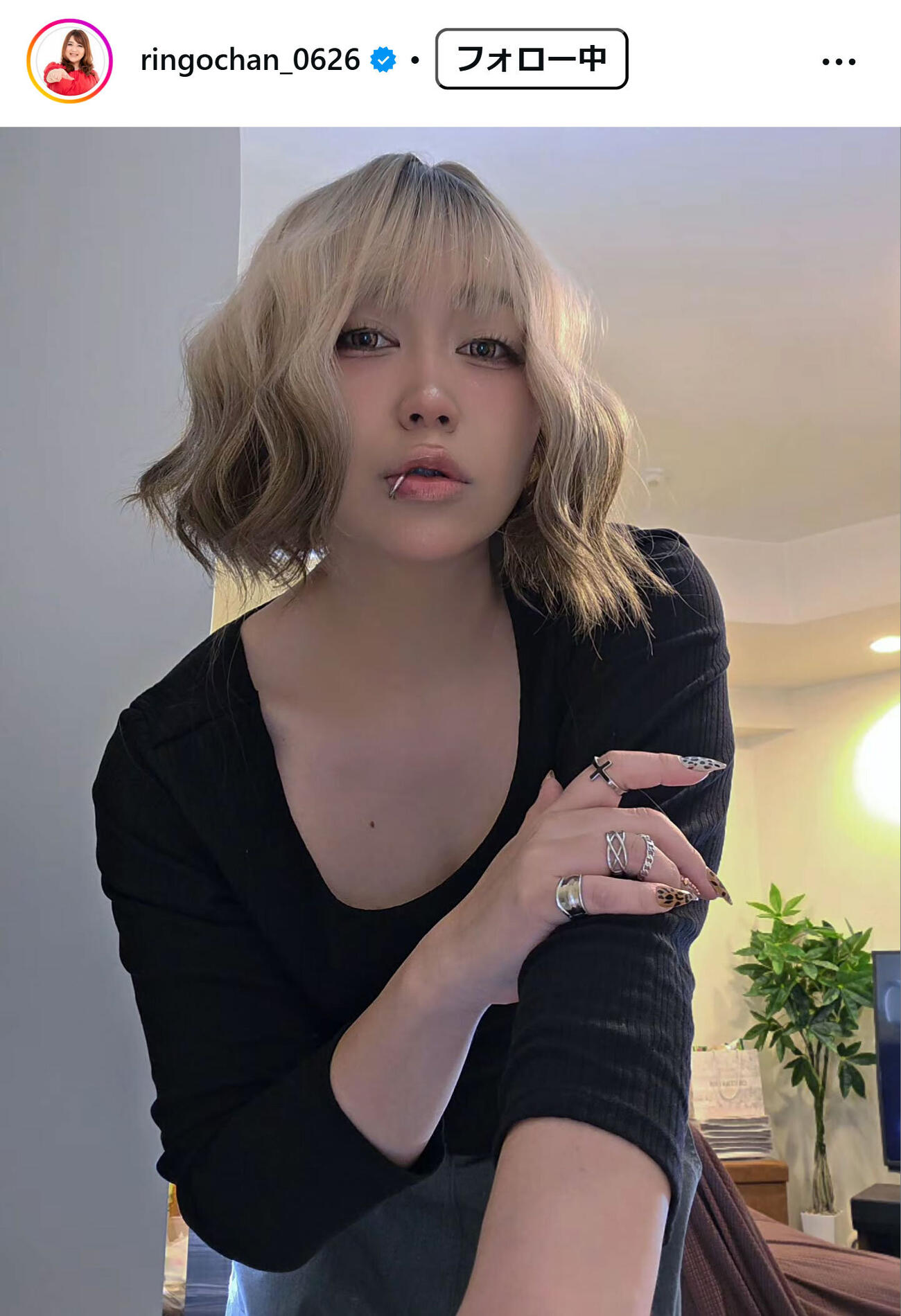 りんごちゃんのインスタグラムから