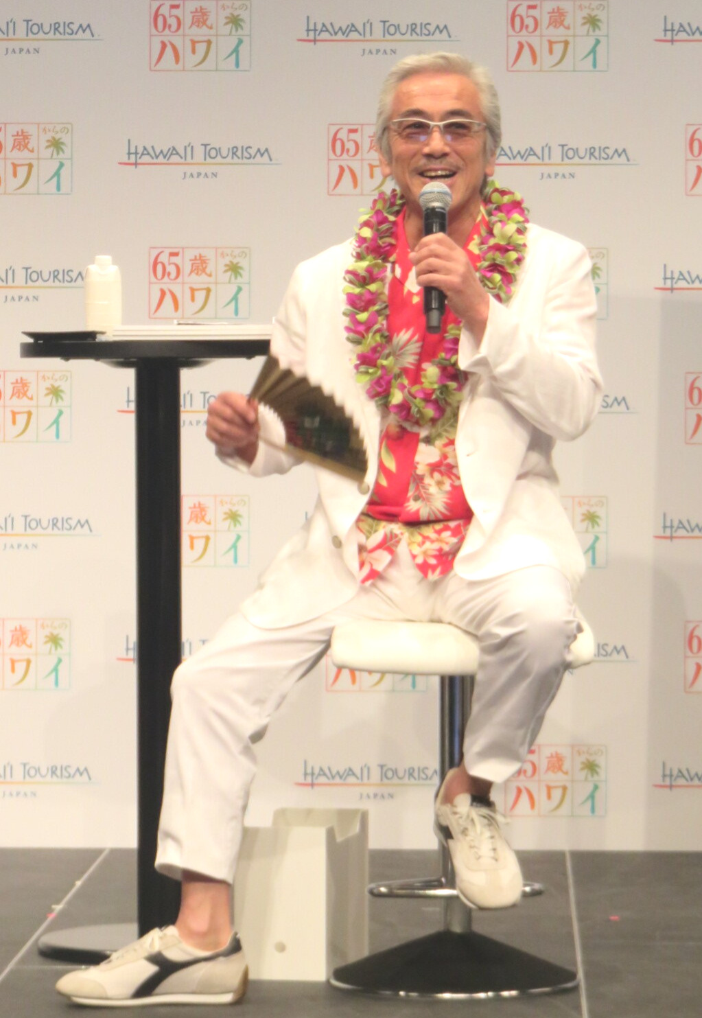 「65歳からのハワイ」プロジェクト応援団長に就任した寺島進