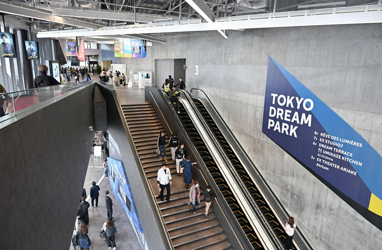 テレビ朝日が開業した複合型エンタテイメント施設「東京ドリームパーク」（2026年3月撮影）