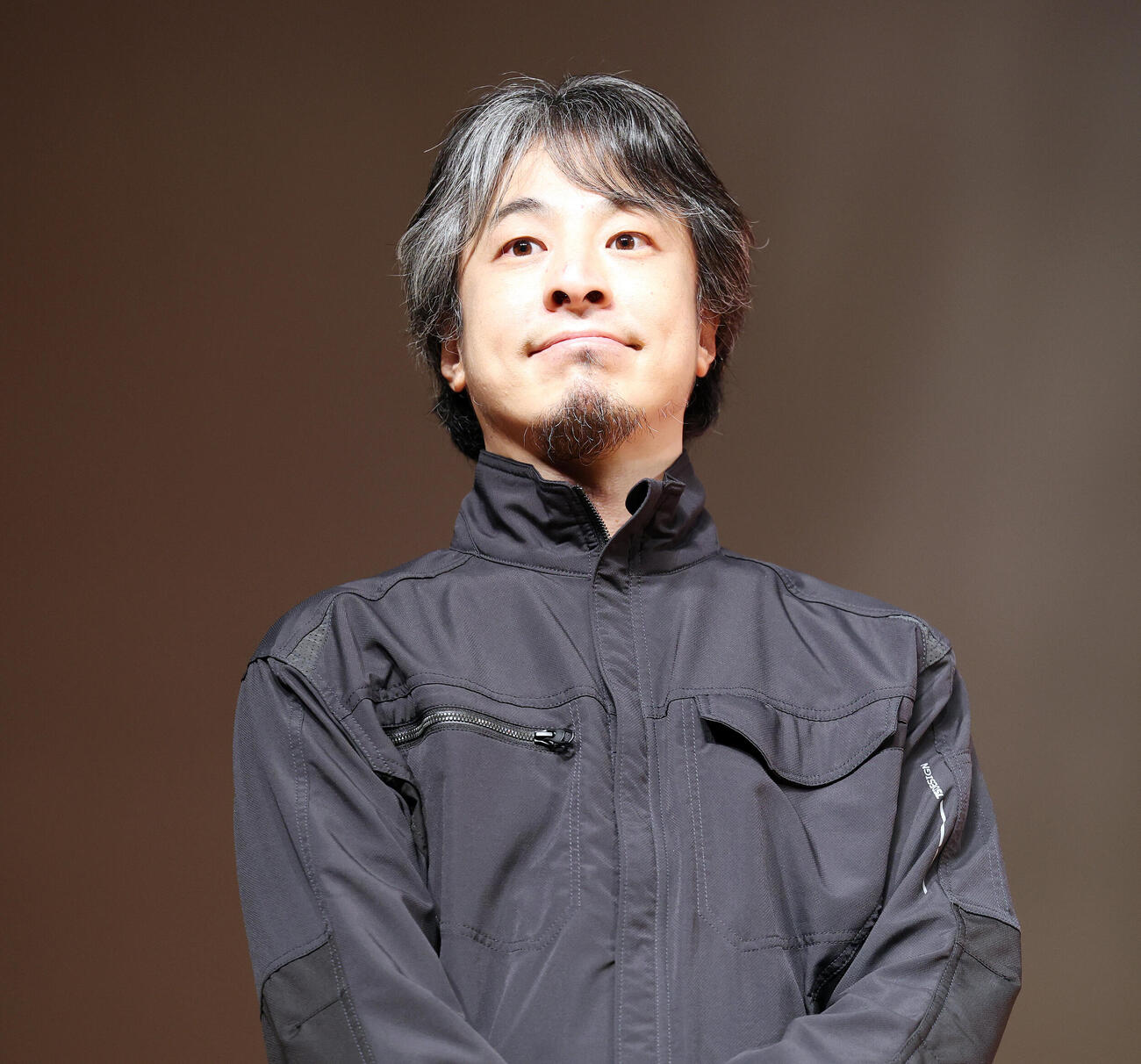 「UP－T×AKB48 Group新CM発表会」に登壇した西村博之氏（撮影・宮地輝）
