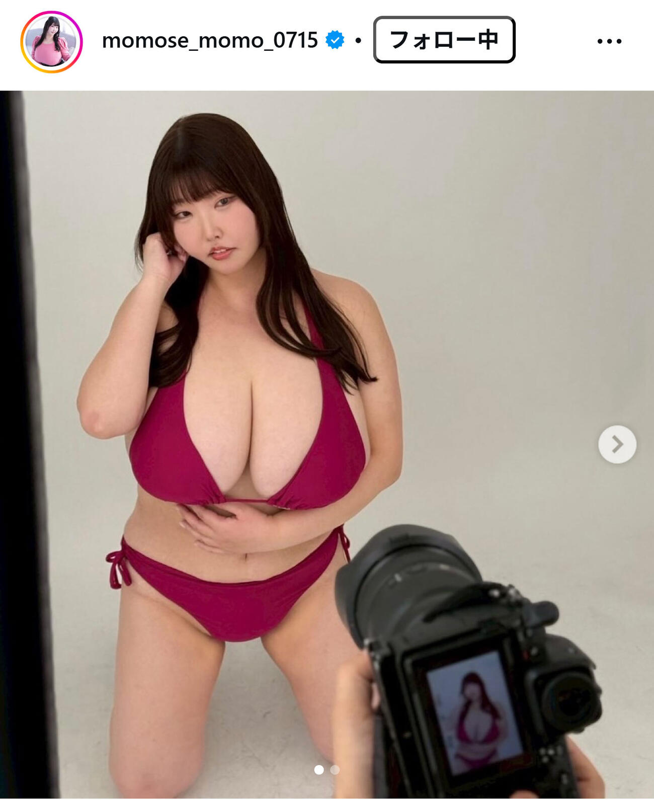 ももせもものインスタグラムから