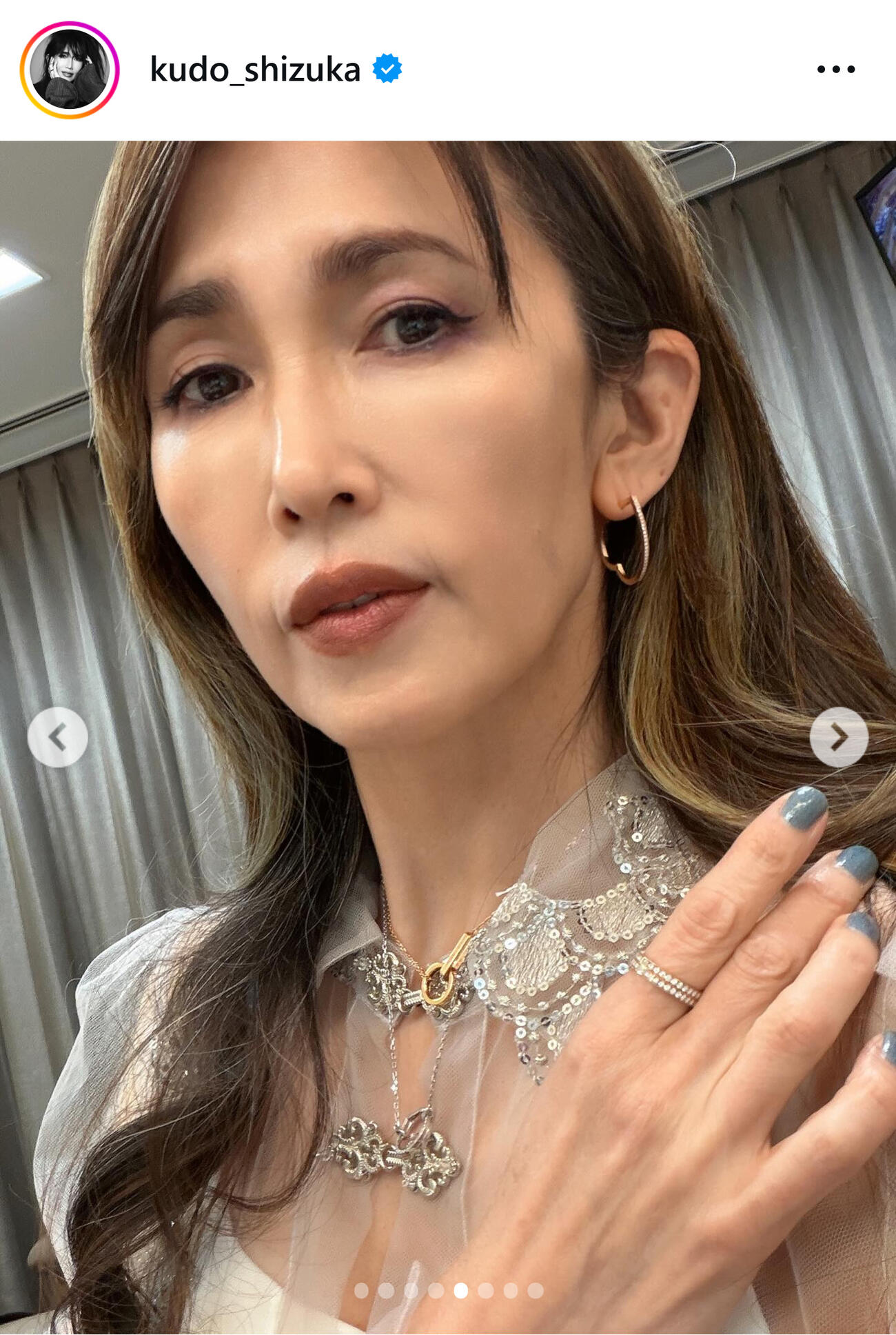 工藤静香のインスタグラム