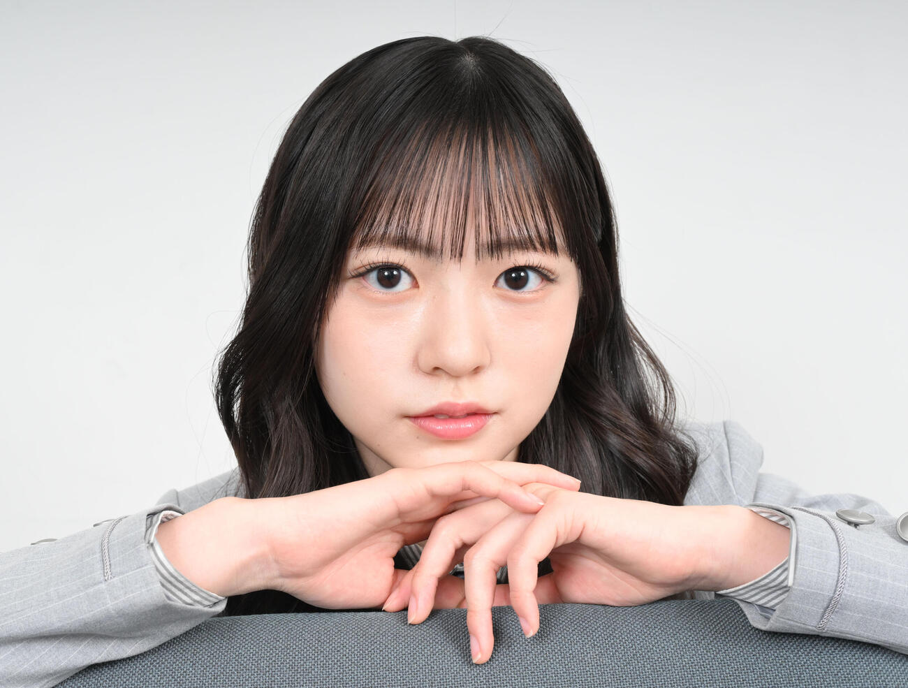 今年4月からニッポン放送の「オールナイトニッポンX」のパーソナリティーを担当している日向坂46の正源司陽子（撮影・千葉一成）