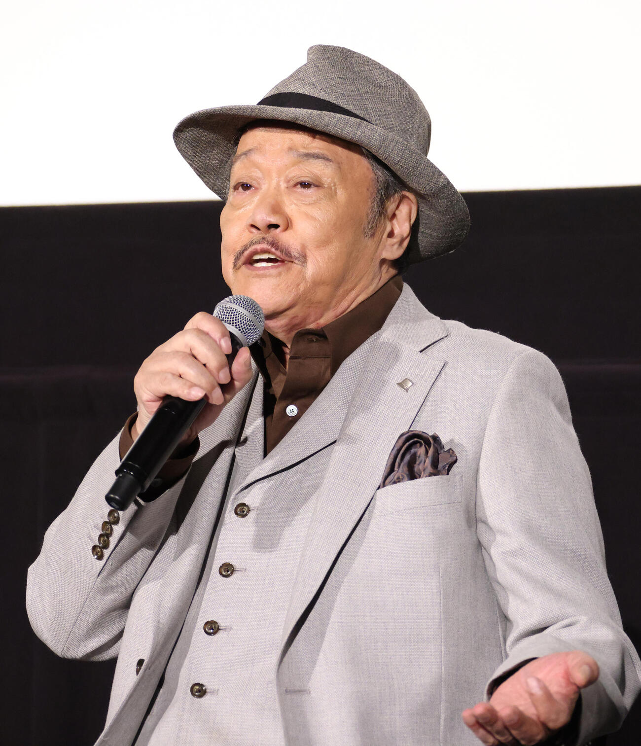 西田敏行さん（2021年6月撮影）