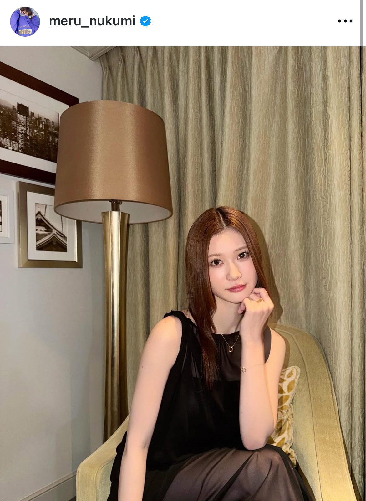 生見愛瑠のインスタグラムから