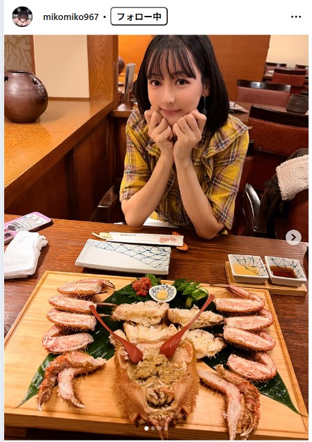 ミンミコのインスタグラムから