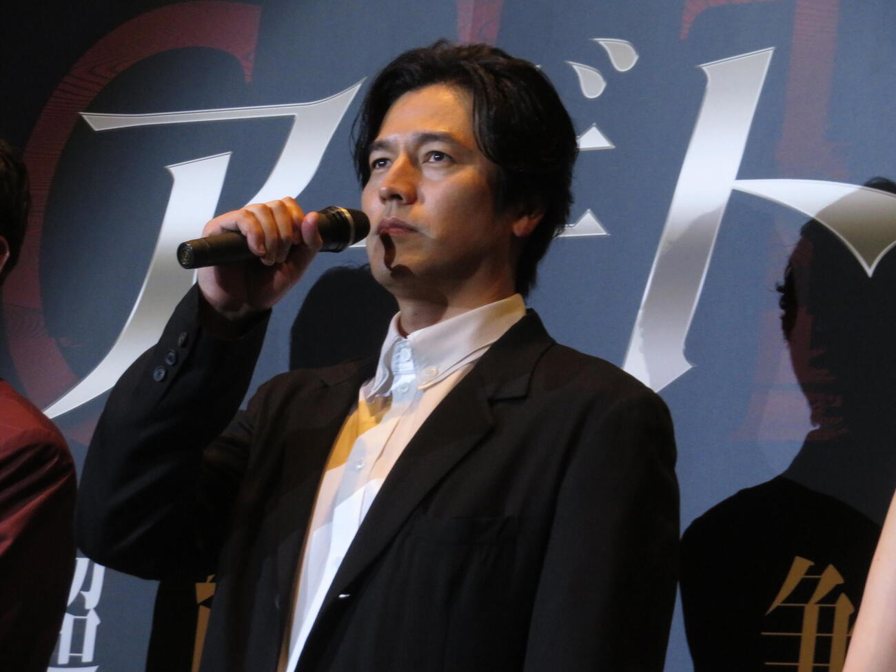 映画「アギト－超能力戦争－」初日舞台あいさつに登壇した要潤