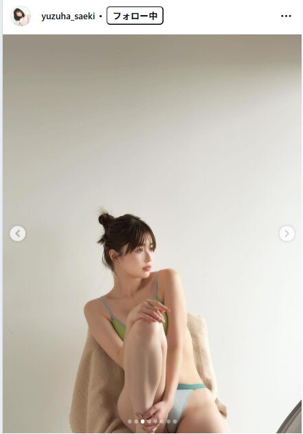 冴木柚葉のインスタグラムから