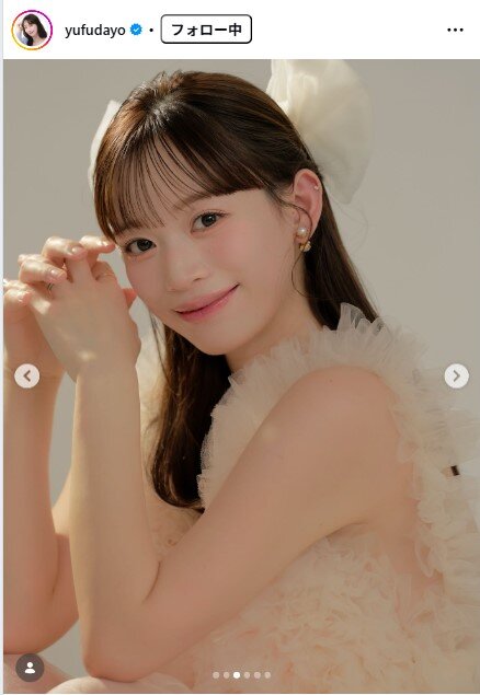 由布菜月のインスタグラムから