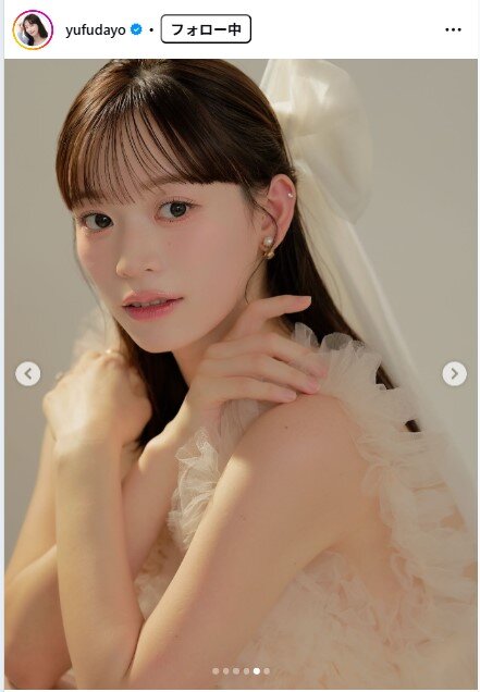 由布菜月のインスタグラムから