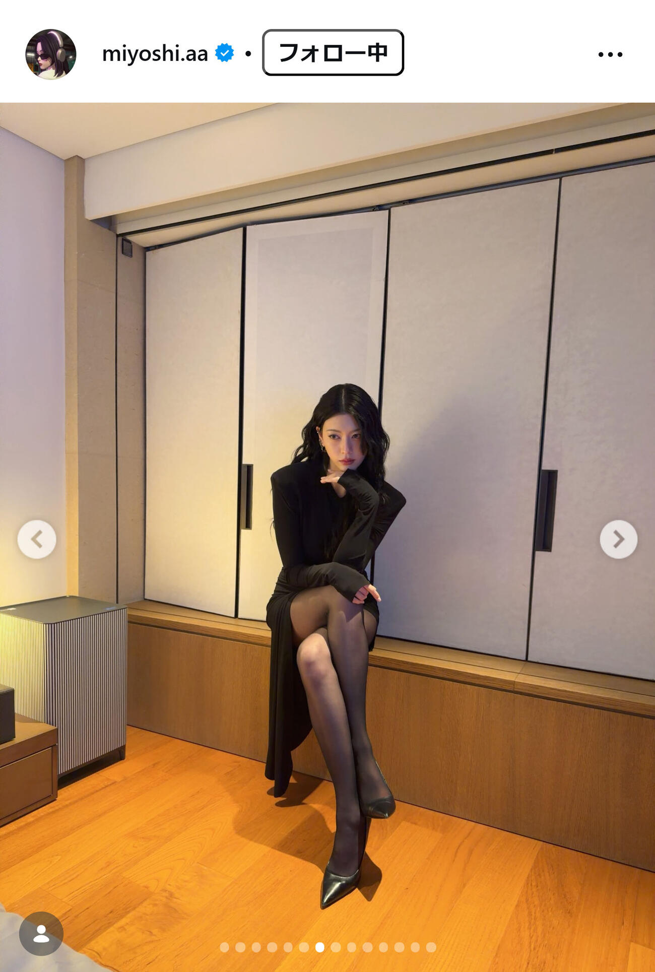 三吉彩花のインスタグラムから
