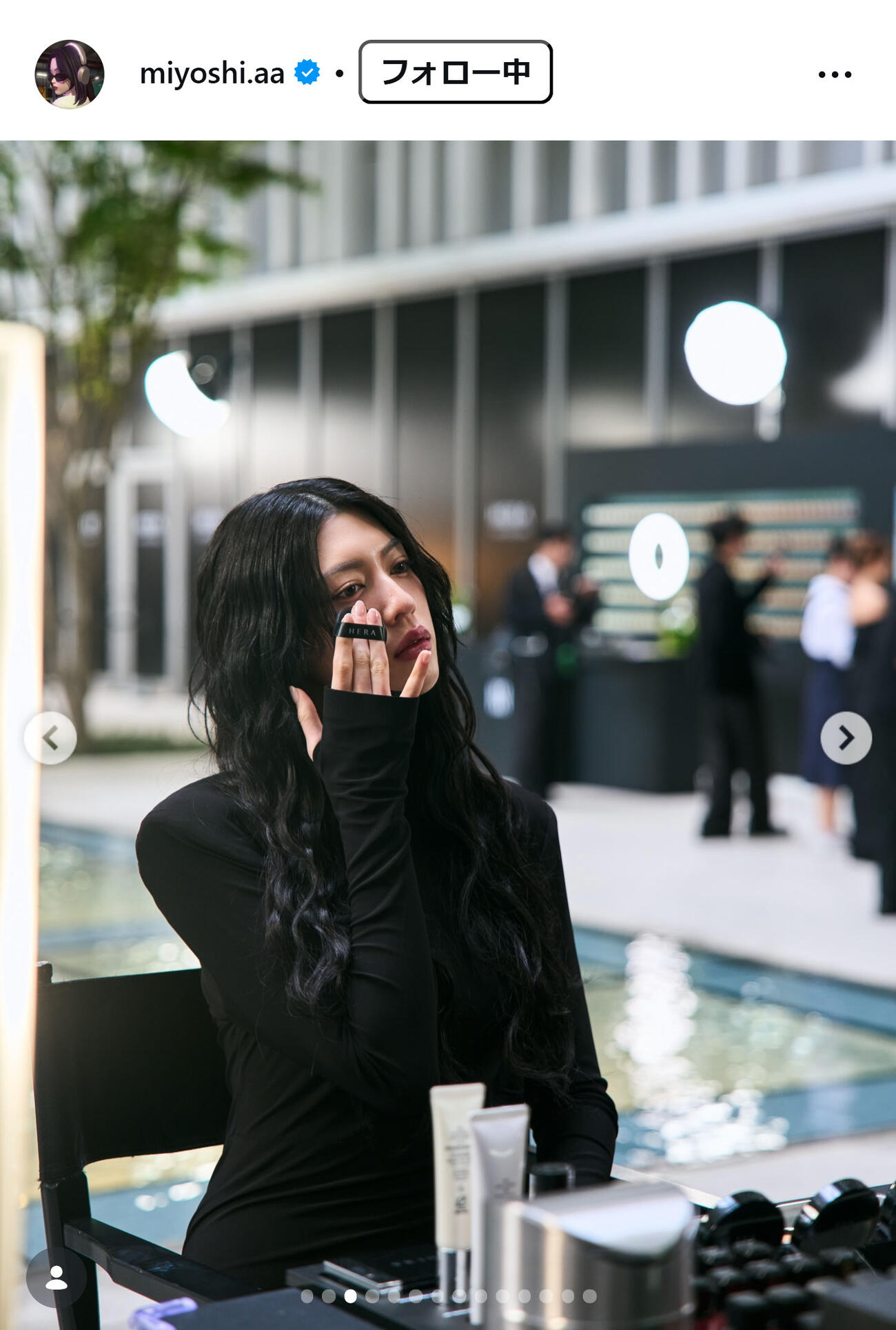 三吉彩花のインスタグラムから