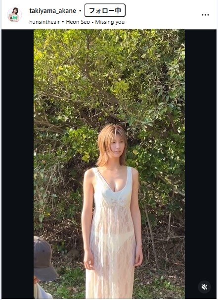 瀧山あかねのインスタグラムから