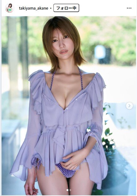 瀧山あかねのインスタグラムから