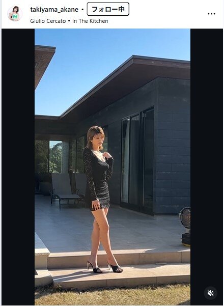 瀧山あかねのインスタグラムから