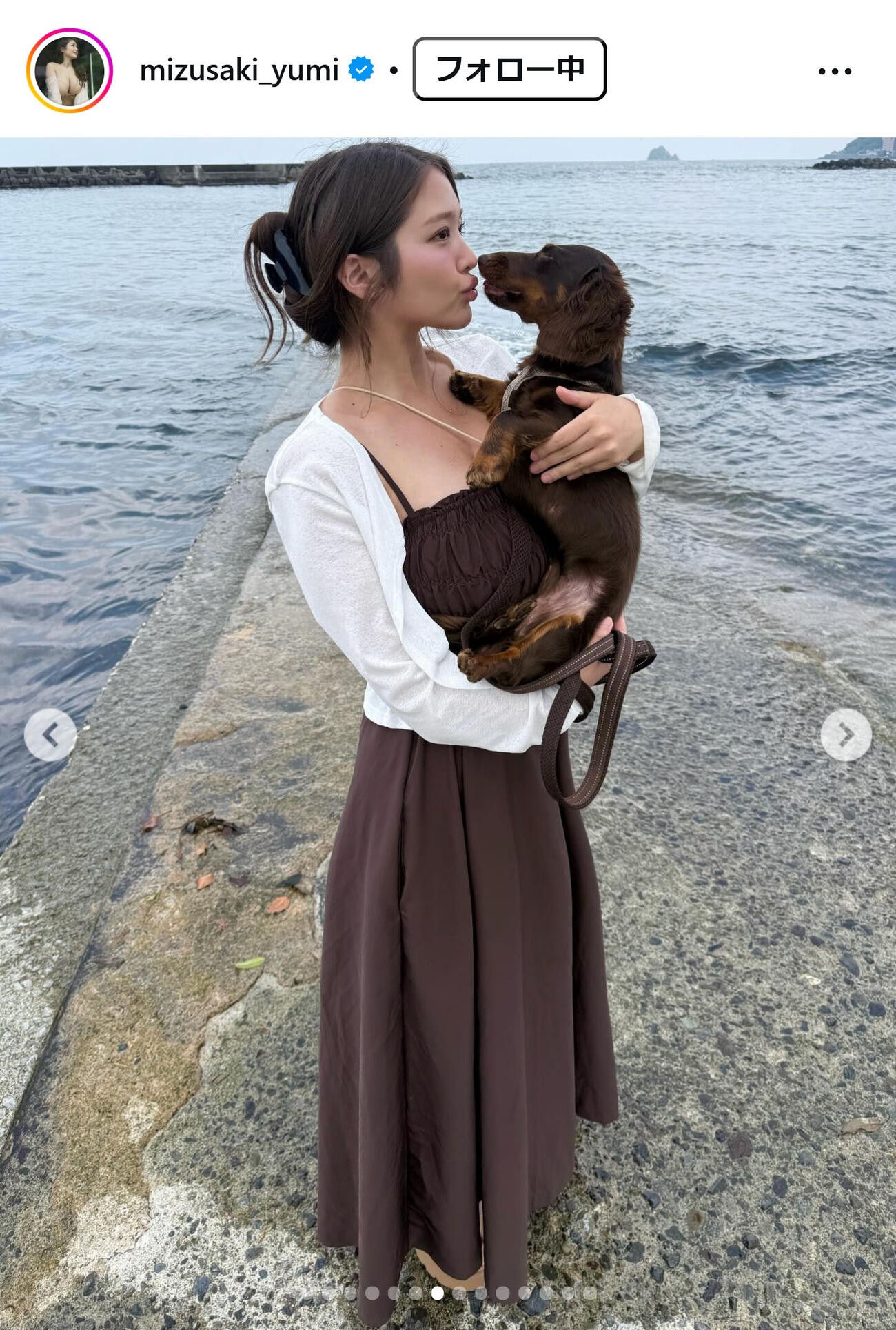 水咲優美のインスタグラムから