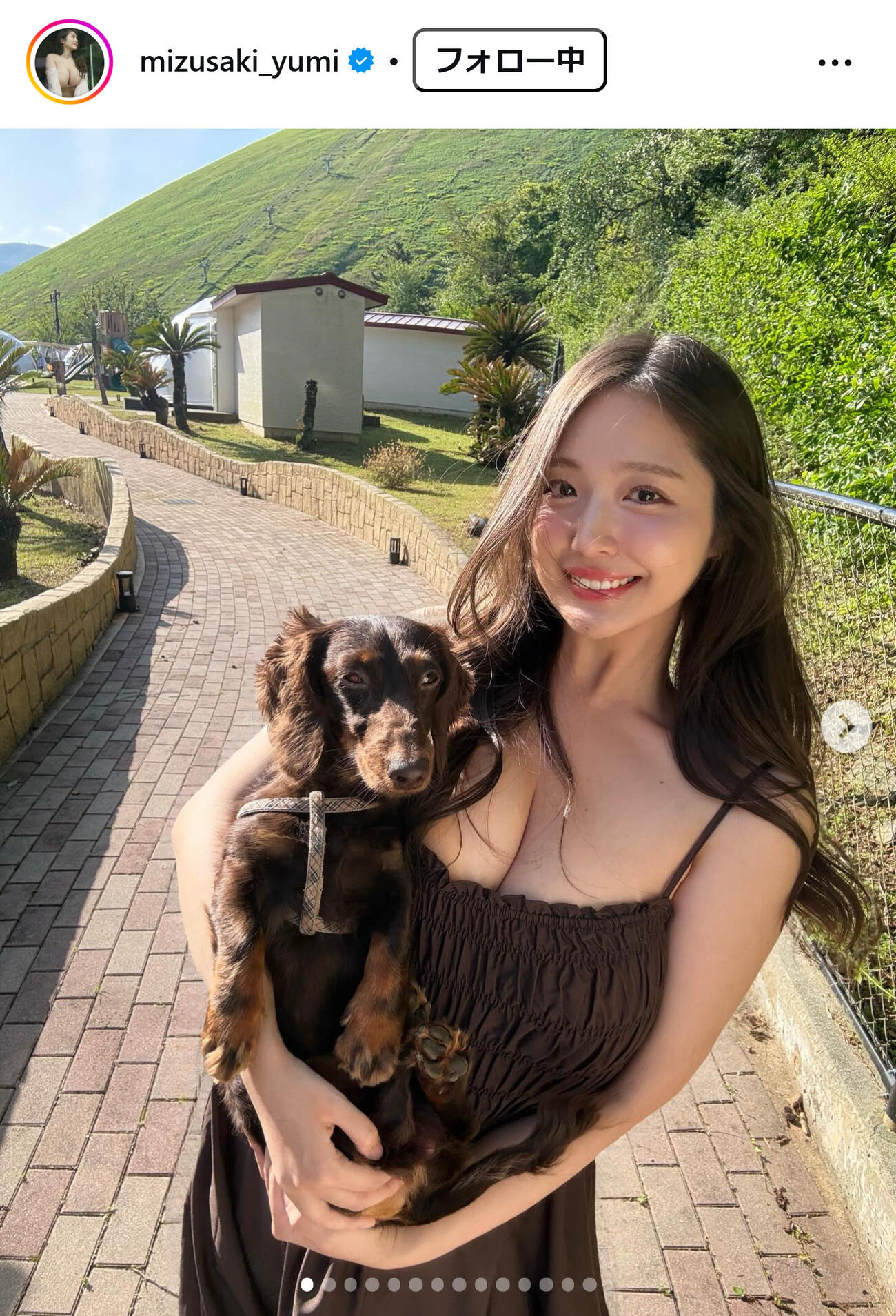 水咲優美のインスタグラムから