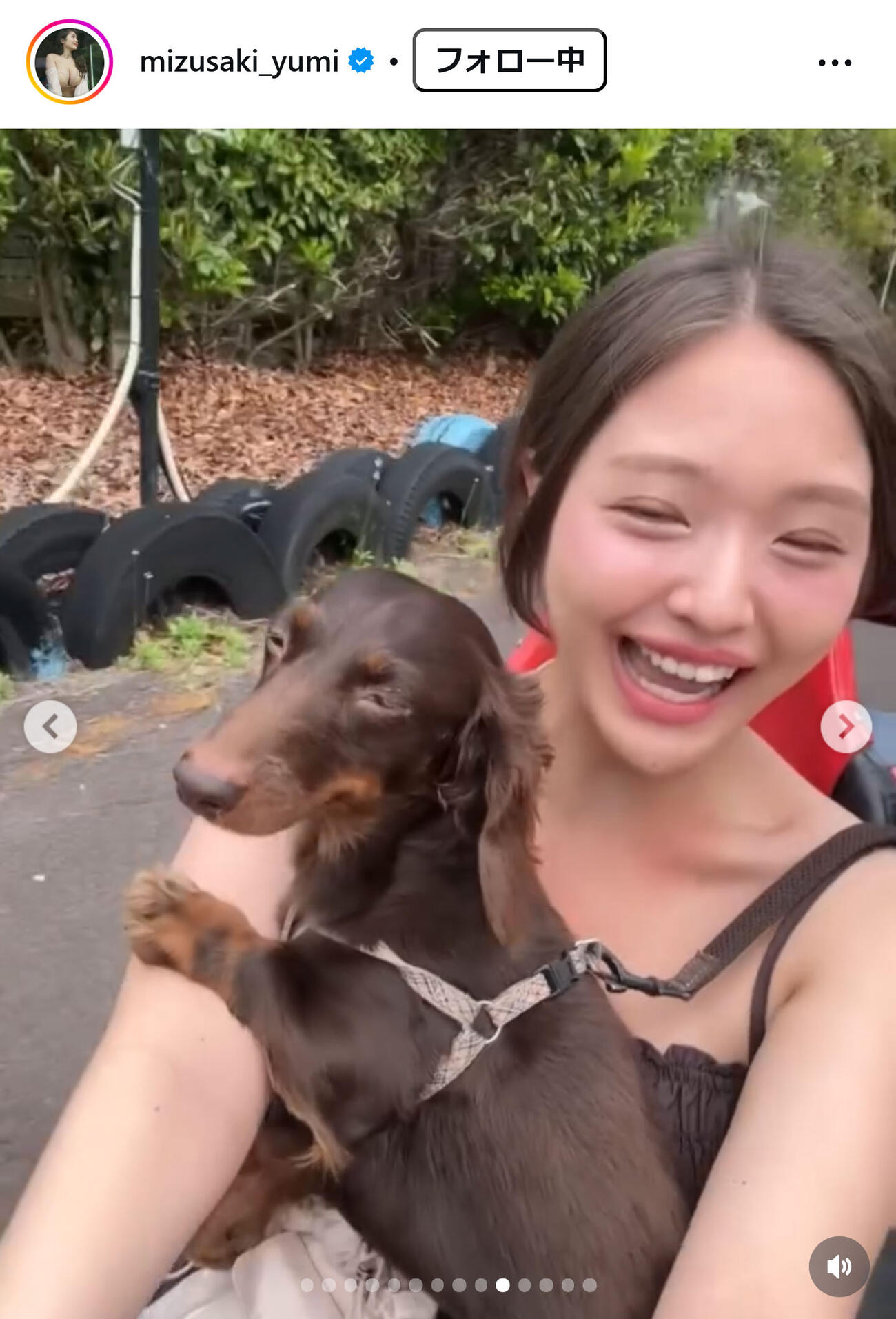 水咲優美のインスタグラムから