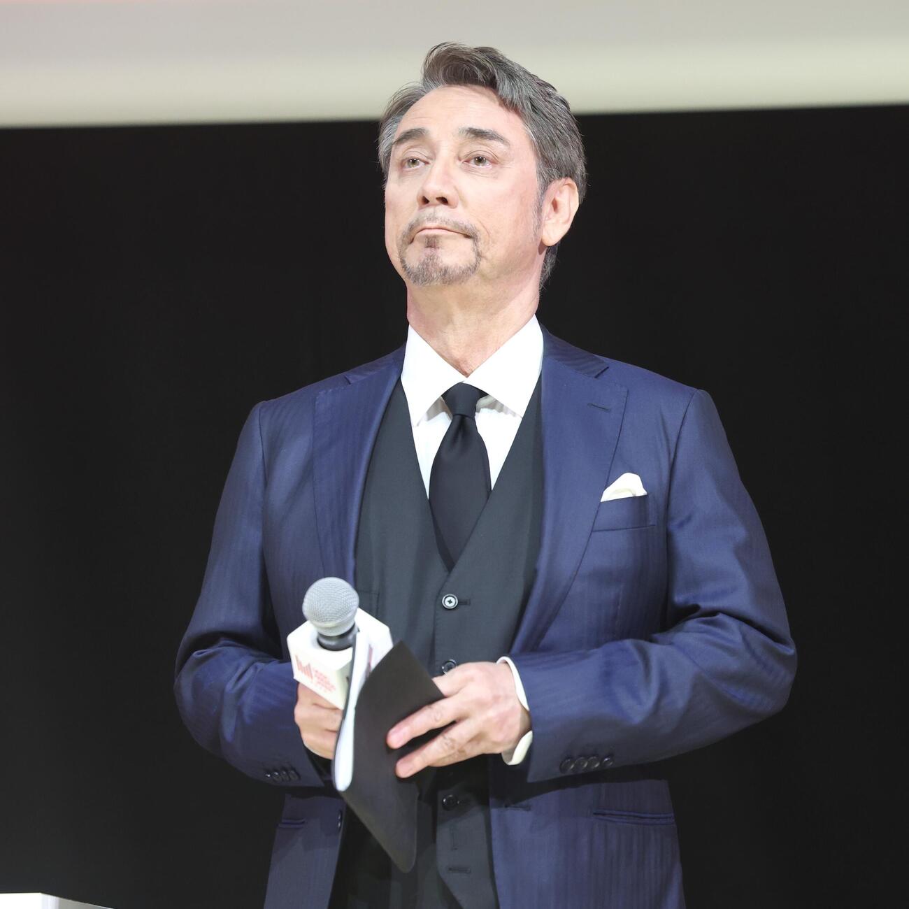 「MUSIC AWARDS JAPAN 2026」ノミネート作品発表会に登壇したクリス・ペプラー（撮影・宮地輝）
