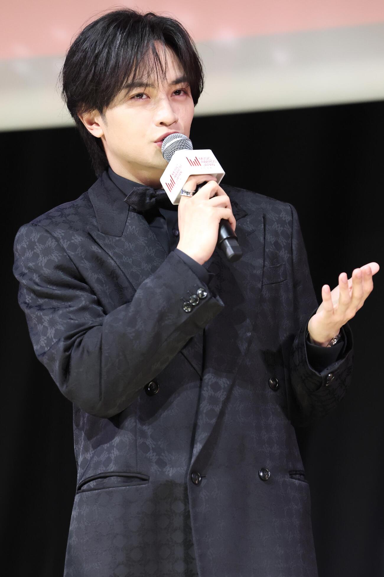 「MUSIC AWARDS JAPAN 2026」ノミネート作品発表会に登壇した中島健人（撮影・宮地輝）