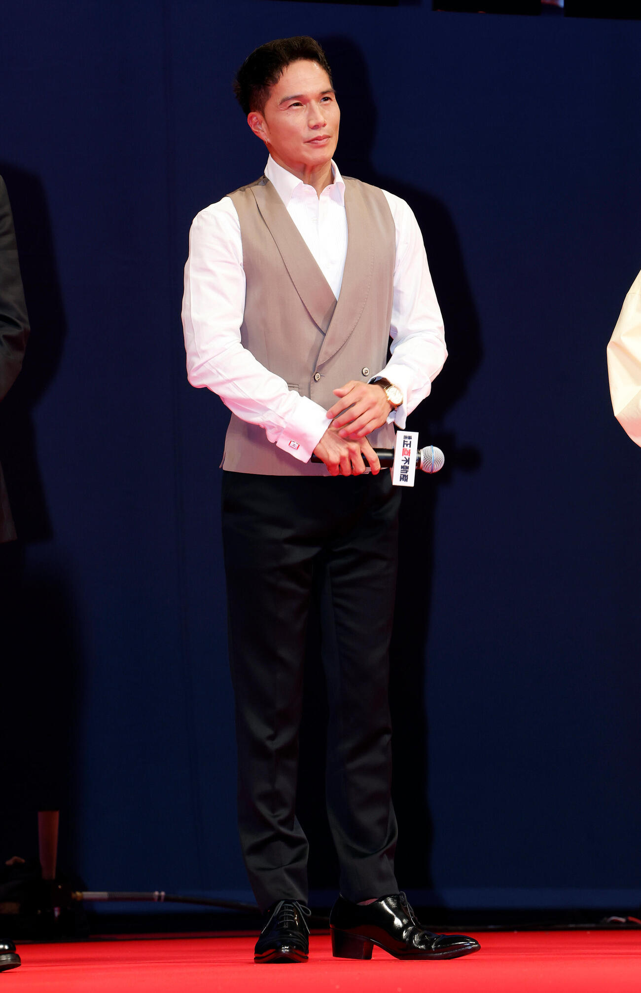映画「正直不動産」完成披露試写会に登壇した市原隼人（撮影・山本朝陽）