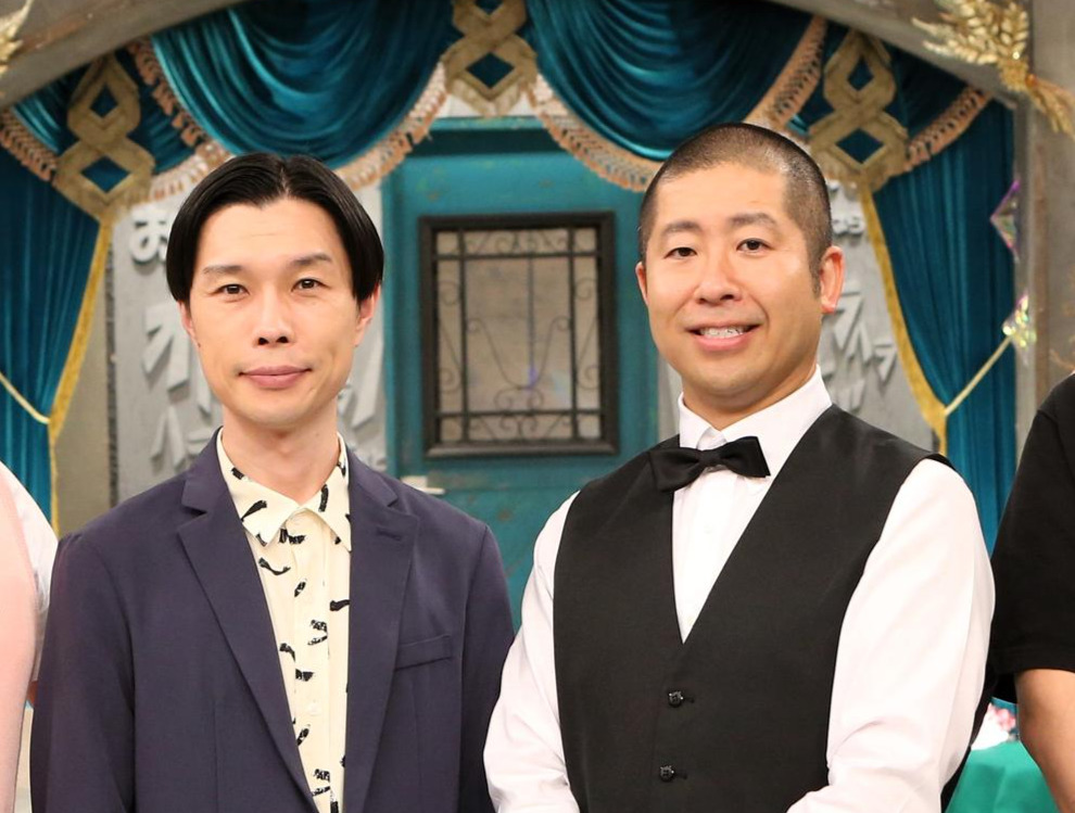 ハライチの岩井勇気（左）と澤部佑（2023年9月撮影）