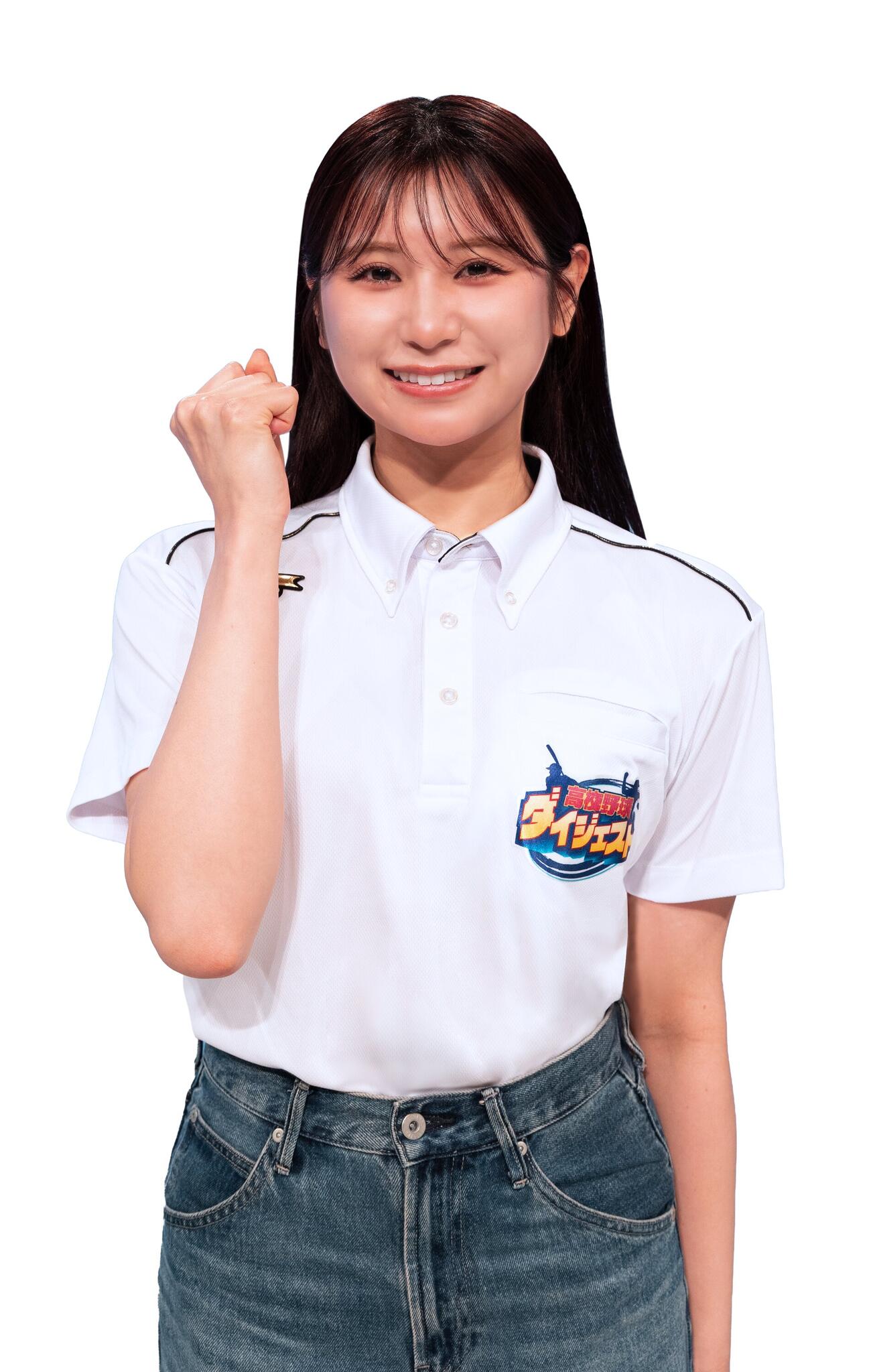チバテレ「高校野球ダイジェスト」新アシスタントの岡田莉世（C）チバテレ