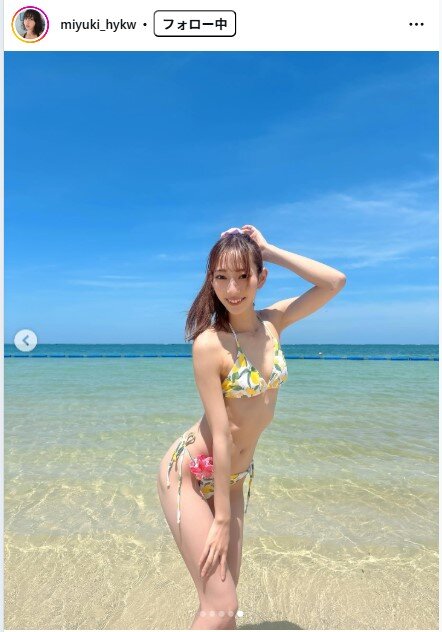 早川みゆきのインスタグラムから