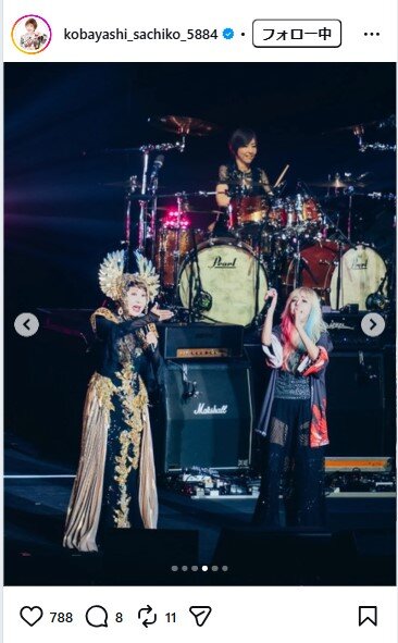 小林幸子のインスタグラムから