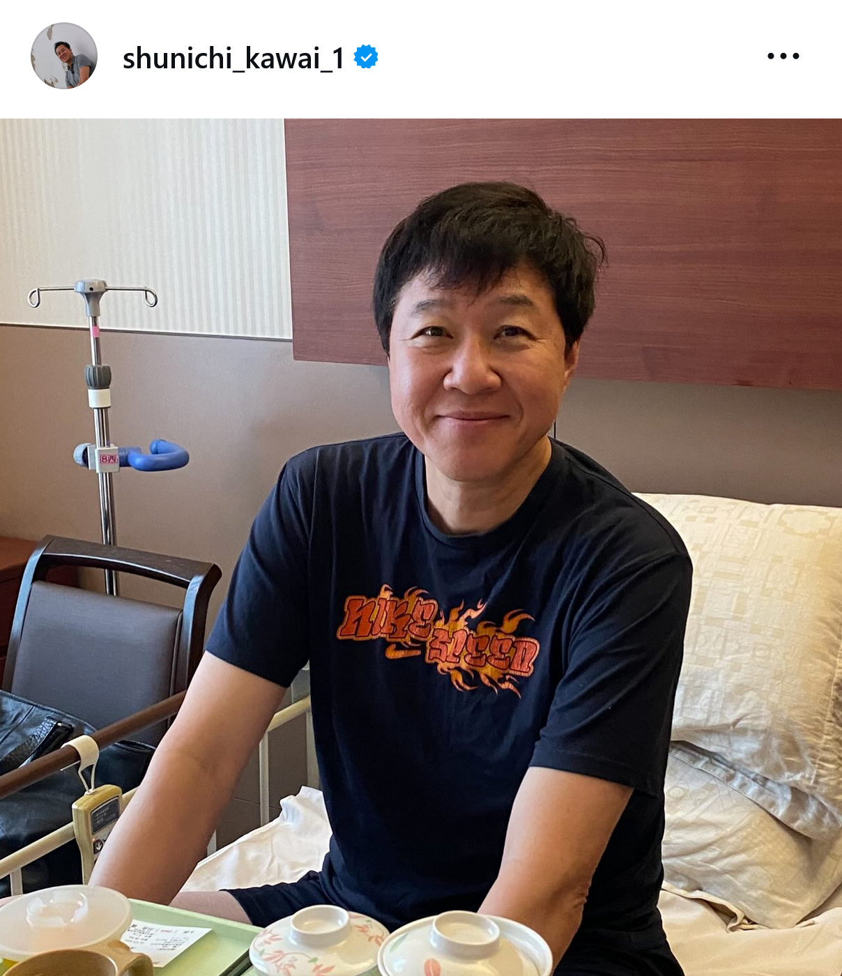川合俊一のインスタグラムから
