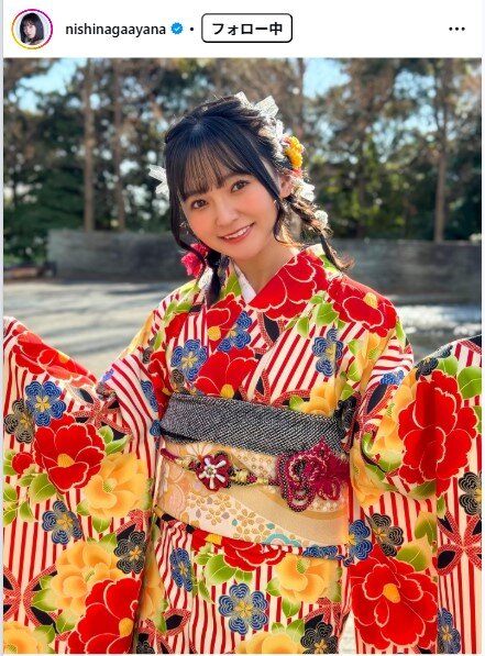 西永彩奈のインスタグラムから