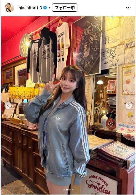 新田妃奈のインスタグラムから
