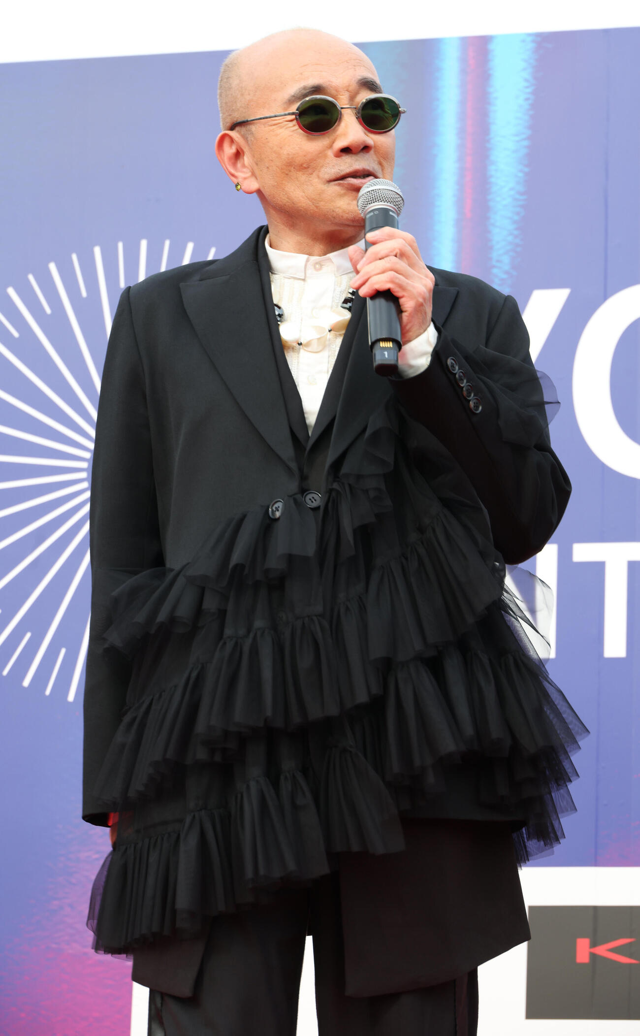横浜国際映画祭に登壇した竹中直人（撮影・中島郁夫）