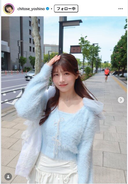 ちとせよしののインスタグラムから