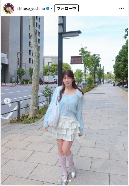 ちとせよしののインスタグラムから