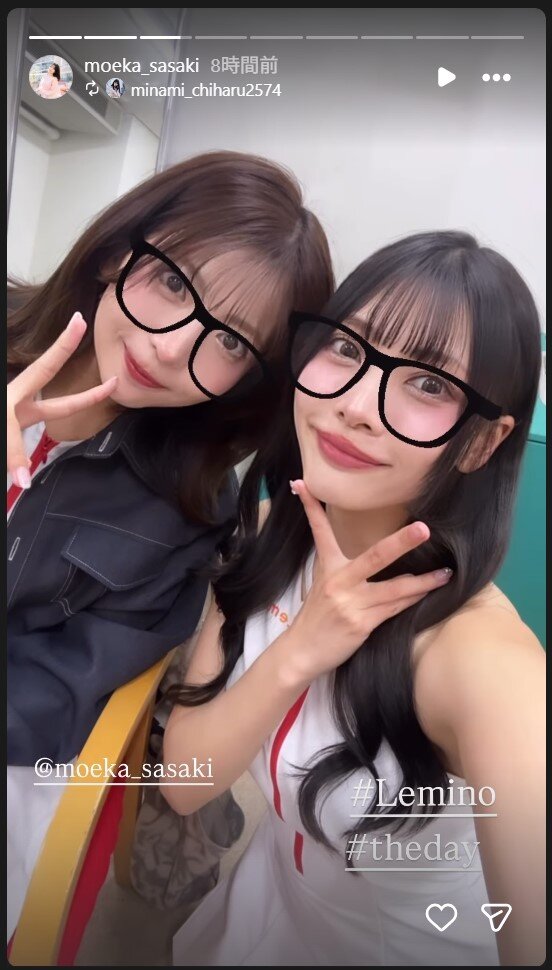 佐々木萌香のストーリーズから