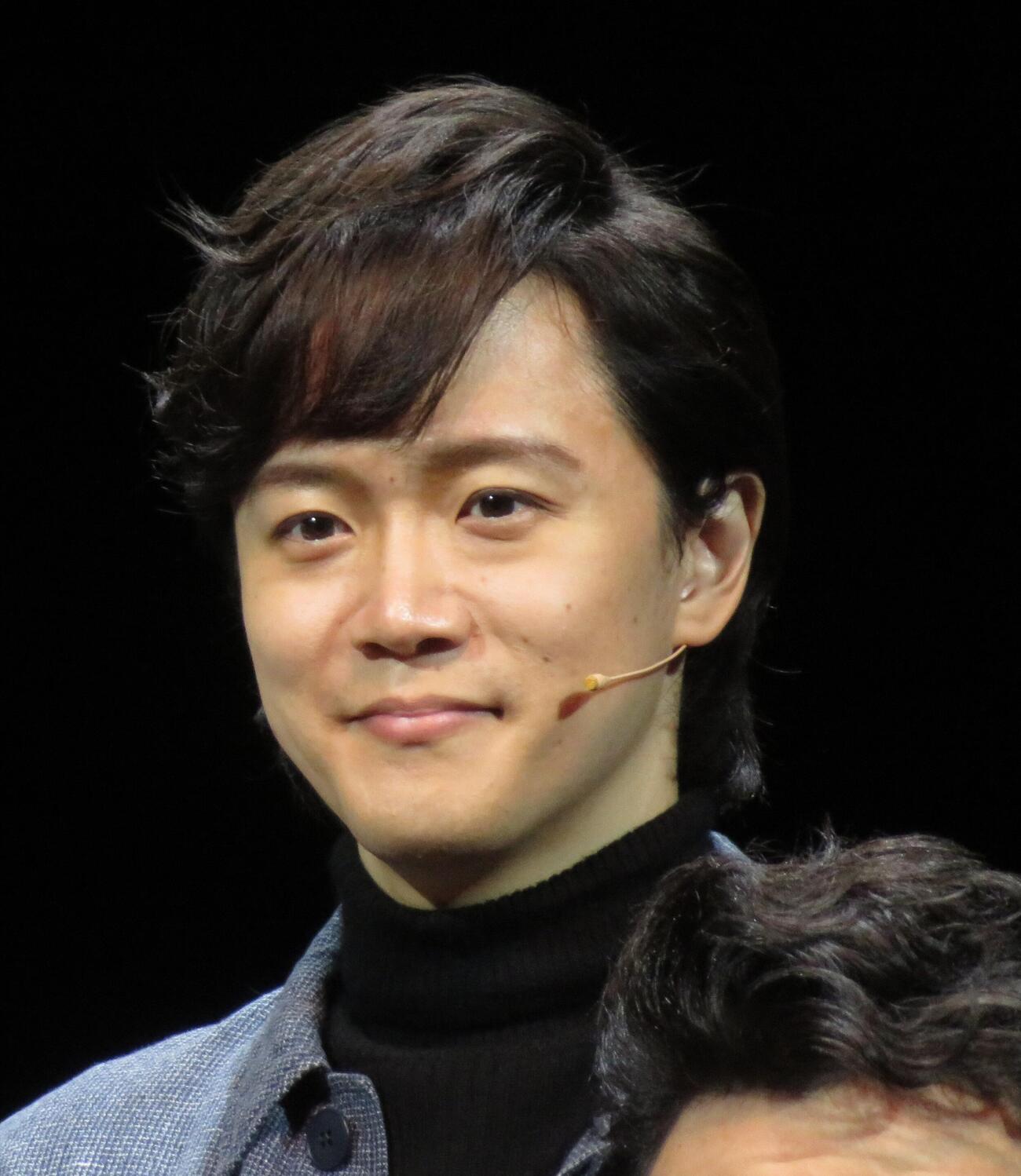 舞台「BACKBEAT」の取材会の林翔太
