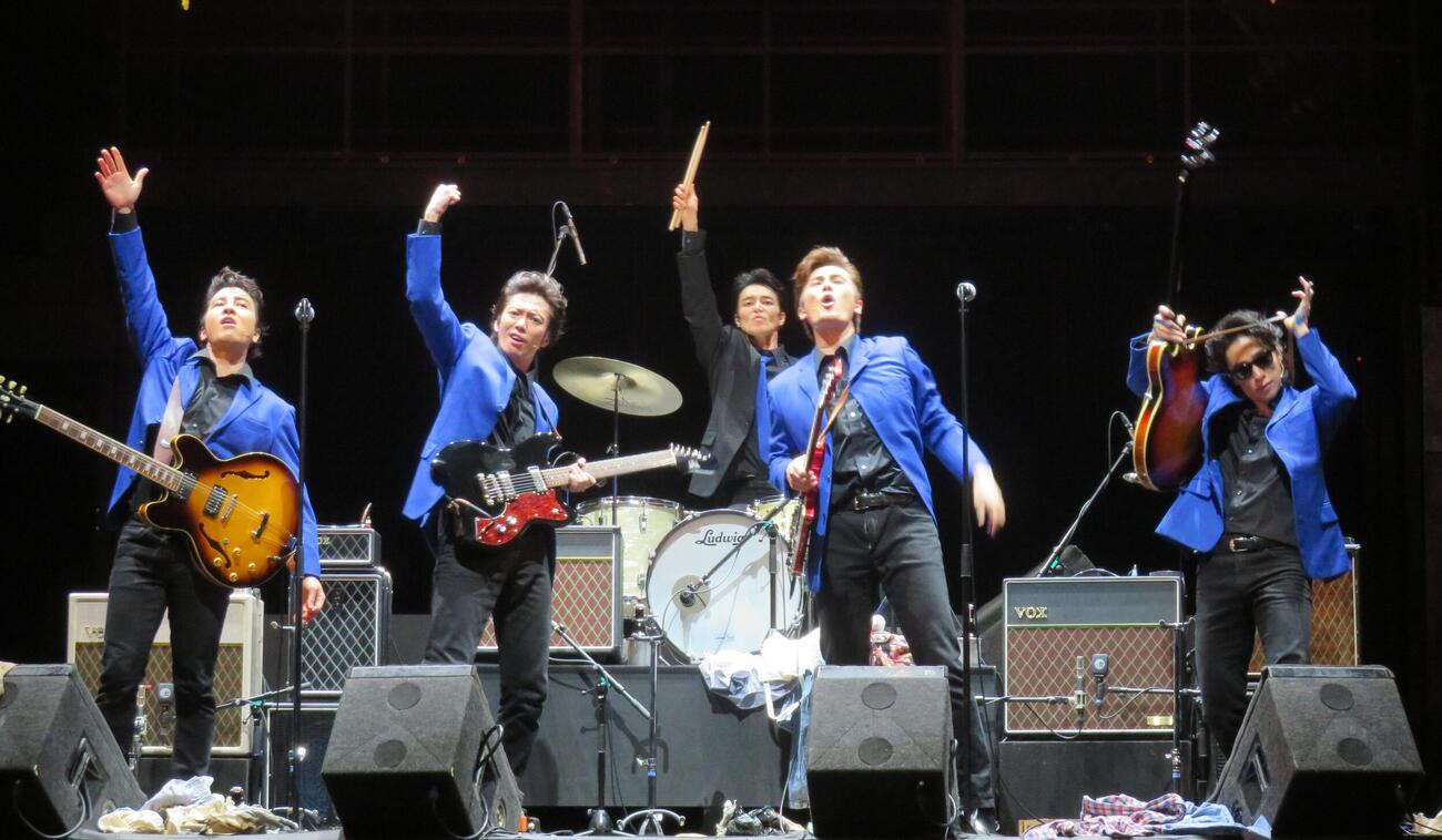 舞台「BACKBEAT」の公開ゲネプロ