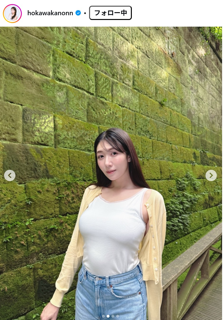 穂川果音のインスタグラムから