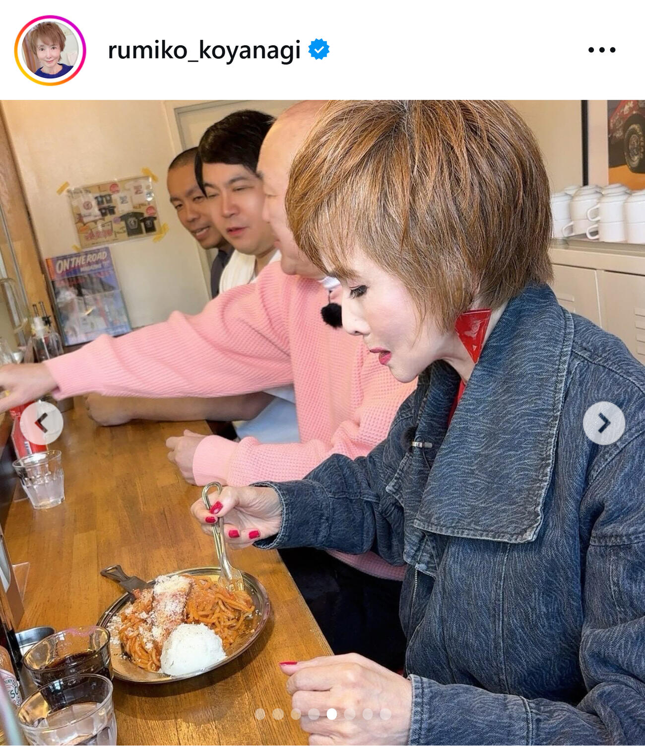 小柳ルミ子のインスタグラムから
