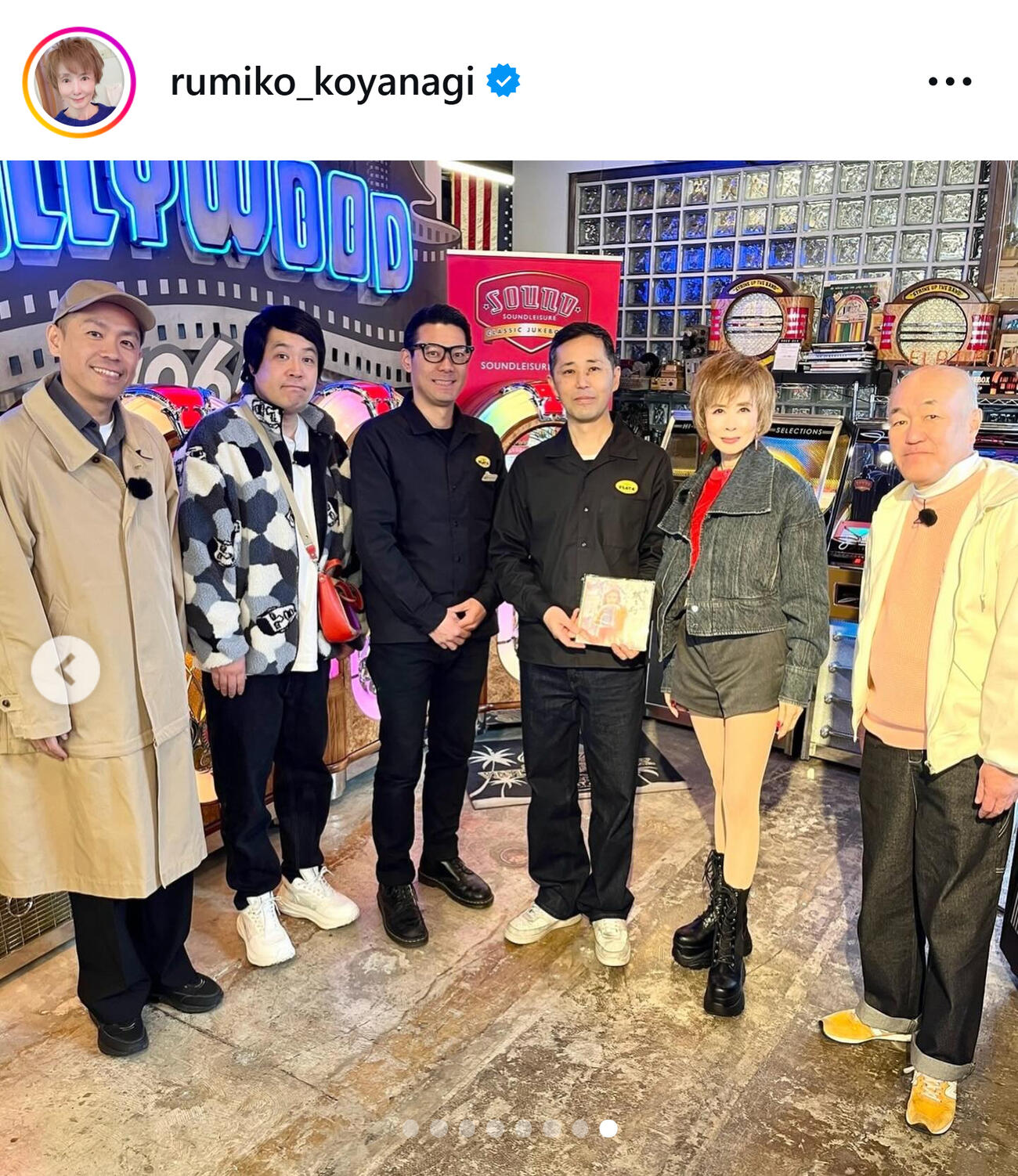 小柳ルミ子のインスタグラムから