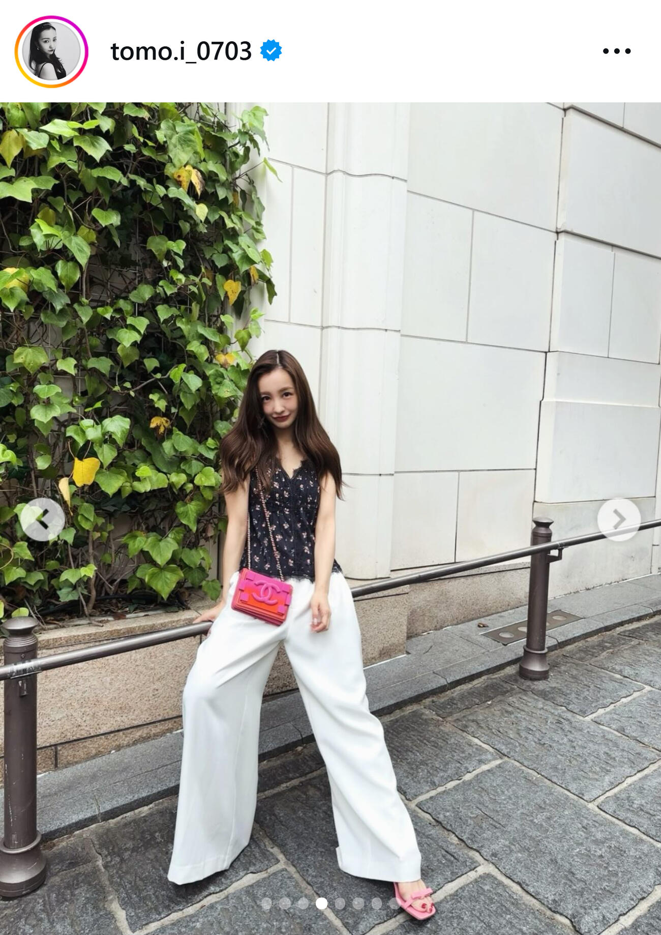 板野友美のインスタグラムから