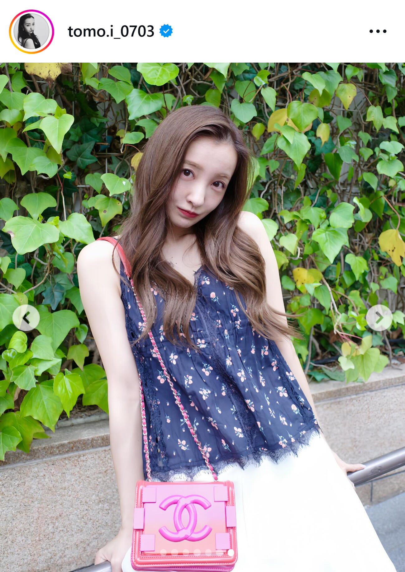 板野友美のインスタグラムから
