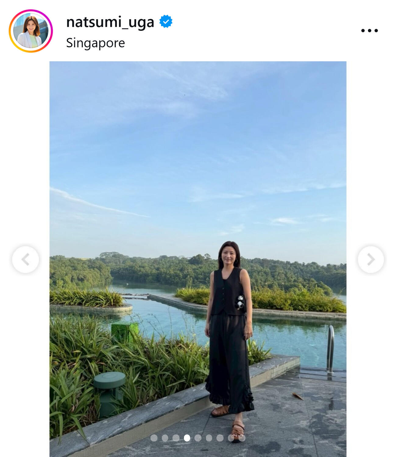 宇賀なつみのインスタグラムから