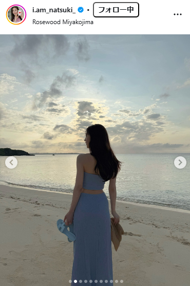 阿部なつきのインスタグラムから