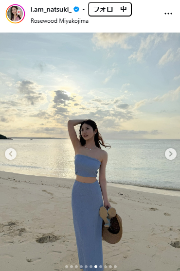 阿部なつきのインスタグラムから