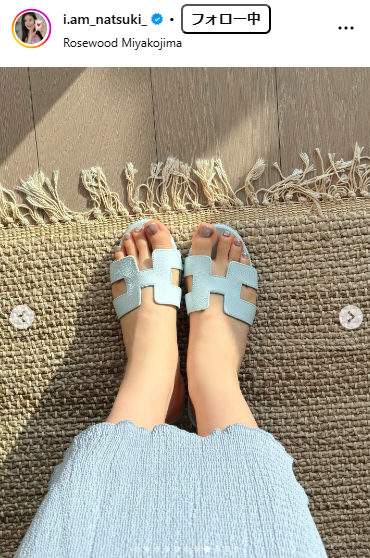 阿部なつきのインスタグラムから